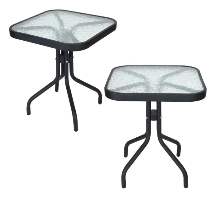 Čtvercový konferenční stolek na terasu 45x45x51 cm