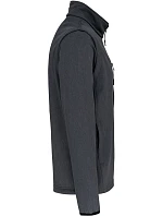 PA 323 3vrstvá softshellová bunda s rukávy marl dark grey model 22512759 - Kariban ProAct