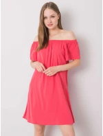 Sukienka model 20278618 koralowy - FPrice Sukienka model 20278618 koralowy - FPrice
