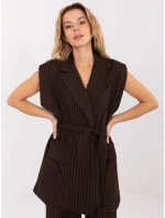 Kamizelka IT KZ model 21757261 ciemny brązowy - FPrice Kamizelka IT KZ model 21757261 ciemny brązowy - FPrice