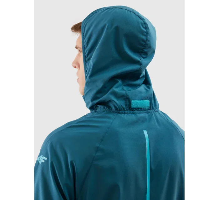 Pánská běžecká bunda Ultralight 4F - mořská zelená Pánská běžecká bunda Ultralight 4F - mořská zelená