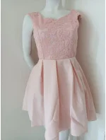 Dámské večerní šaty model 18881526 růžové - BICOTONE