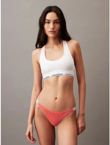 Dámská tanga korálové model 20101367 - Calvin Klein Dámská tanga korálové model 20101367 - Calvin Klein