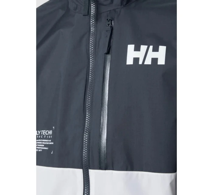 Pánská bunda Active Pace M 53085 598 Tmavě šedá s bílou - Helly Hansen