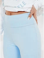 Dámské legíny s vysokým pasem SOFLEGG modré FashionStreet UY2512
