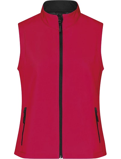 Daiber JN 1127 Dámská 2-vrstvá promo softshellová vesta 02.1127 red/black Daiber JN 1127 Dámská 2-vrstvá promo softshellová vesta 02.1127 red/black