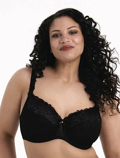 Suzette podprsenka s kosticí Full Cup 5253 black - RosaFaia