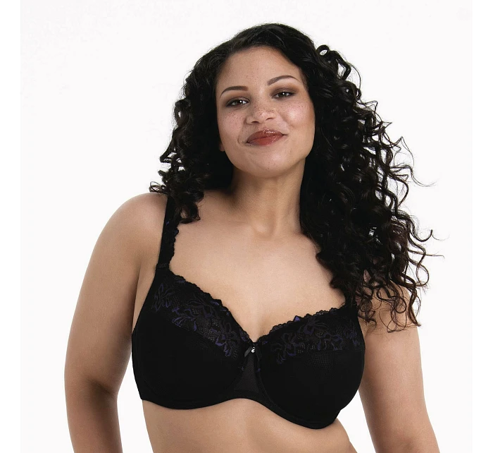 Suzette podprsenka s kosticí Full Cup 5253 black - RosaFaia