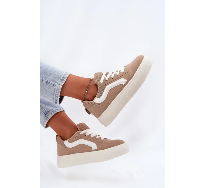 Dámské Tenisky Na Platformě Khaki Tellnira