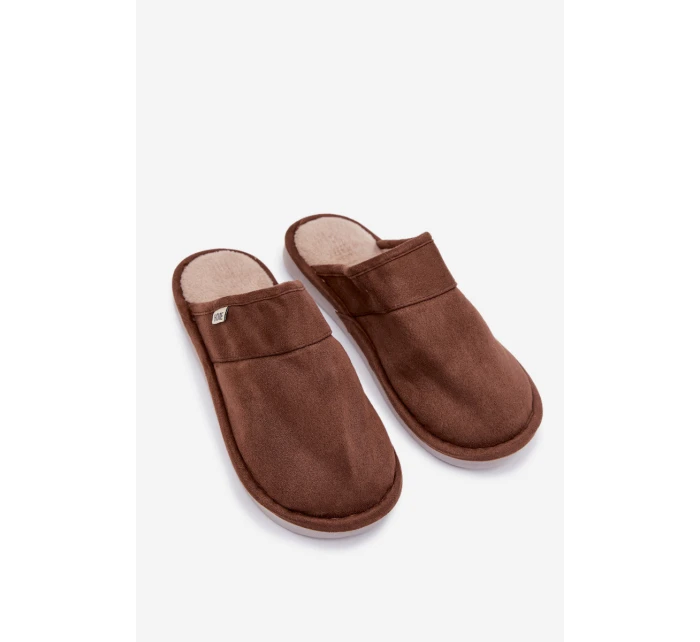 Pánské nazouváky Selomir – hnědé