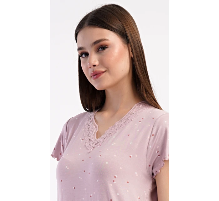 Dámská noční košile s krátkým rukávem Iris
