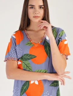 Dámská noční košile s krátkým rukávem model 18598323 - Vienetta