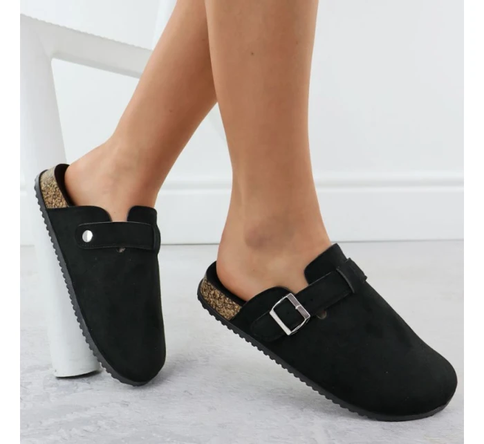 Big Star W SS274736 INT2156A semišové žabky Big Star W SS274736 INT2156A semišové žabky