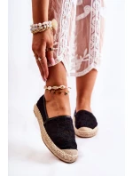 Klasické dámské espadrilky prolamované Černá model 21588437 - S.Barski Klasické dámské espadrilky prolamované Černá model 21588437 - S.Barski