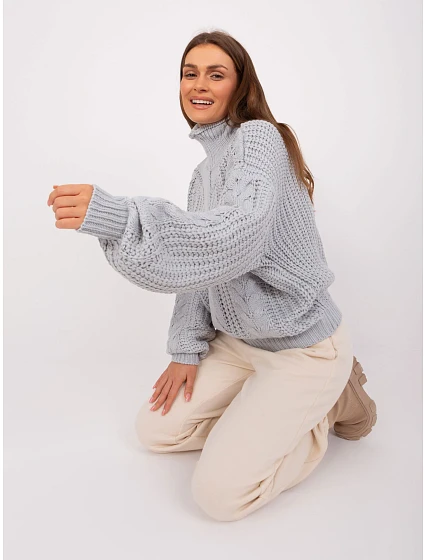 Sweter AT SW model 18884696 szary - FPrice