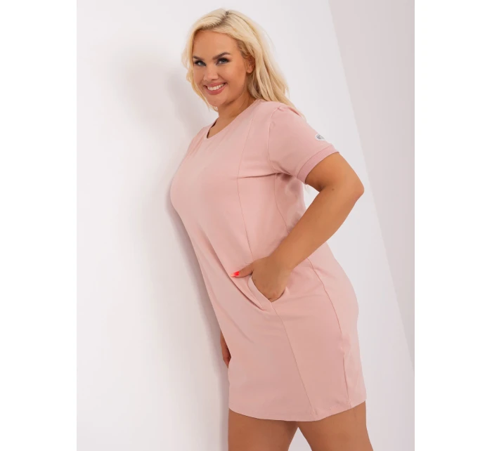 RV SK 8899 šaty.14P světle růžová