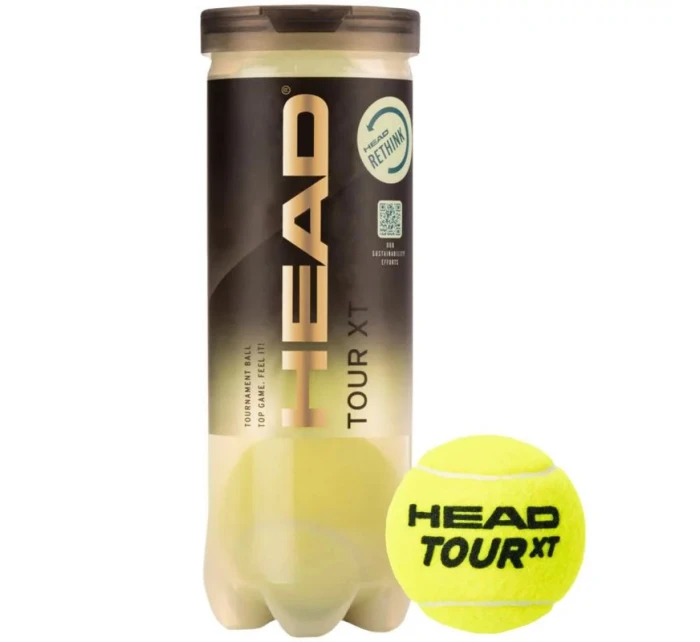 SPORT míče Tour XT 3 ks Žlutá potiskem model 20206862 - Head SPORT míče Tour XT 3 ks Žlutá potiskem model 20206862 - Head