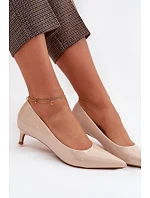 Lakované lodičky Girela 2735 béžové - Sweet Shoes