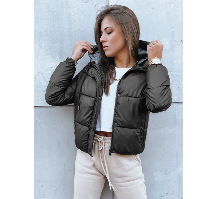 Dámská prošívaná bunda KHALEESI černá FashionStreet TY3879 Dámská prošívaná bunda KHALEESI černá FashionStreet TY3879