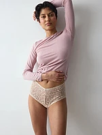 Vysoké kalhotky Pretty Modal Maxi tělové Nude Beige - TRIUMPH