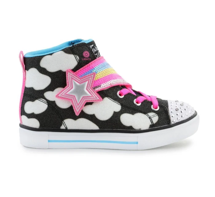 Boty Skechers Twinkle Toes: Twinkle Sparks - Shooting Star Jr 314775L-BKMT