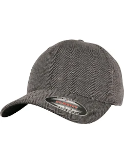Flexfit 6277M/6277HM/6277PS 6 panelová Flexfit kšiltovka 55.277M black/heather grey