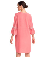 Pohodlné jednobarevné dámské šaty model 15202709 - Vamp