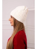 Dámská čepice Irmina K333 ecru Dámská čepice Irmina K333 ecru