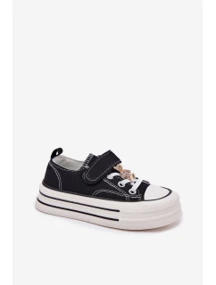 Dívčí Tenisky Se Zlatým Černé model 21700486 - Boto