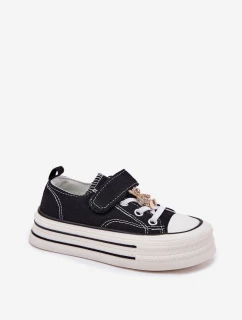 Dívčí Tenisky Se Zlatým  Černé model 21700486 - Boto