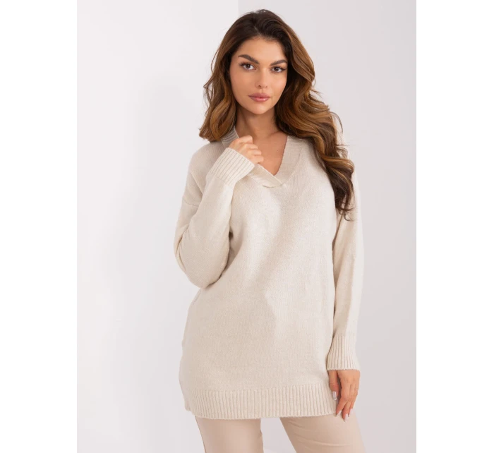 Jumper BA SW 0577.32X světle béžová Jumper BA SW 0577.32X světle béžová