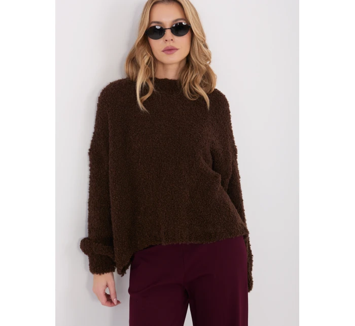 Jumper CH SW 72610.62 tmavě hnědý