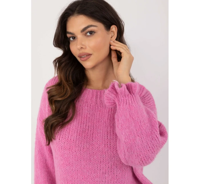 Sweter MI SW model 20535856 różowy - FPrice Sweter MI SW model 20535856 różowy - FPrice