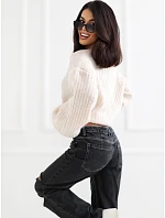 Sweter PM SW model 22334095 jasny beżowy - FPrice Sweter PM SW model 22334095 jasny beżowy - FPrice