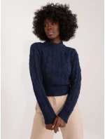 Dámský svetr TW SW 3001.05 tmavě modrý - FPrice