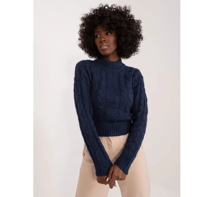 Dámský svetr TW SW 3001.05 tmavě modrý - FPrice
