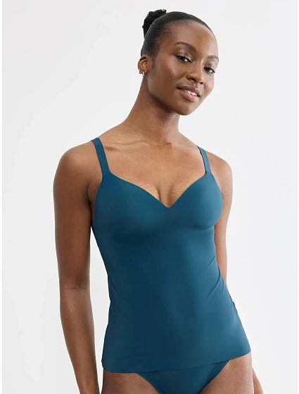 sloggi ZERO Feel 2.0 THE UP Bra Shirt - Smoky Blue - SLOGGI Smoky Blue - SLOGGI sloggi ZERO Feel 2.0 THE UP Bra Shirt - Smoky Blue - SLOGGI Smoky Blue - SLOGGI