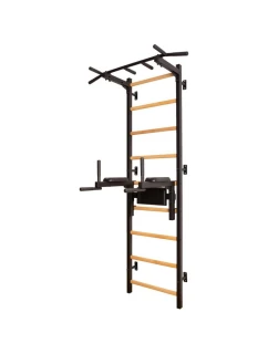 GYMNASTICKÝ ŽEBŘÍK S TYČÍ A MADLEM PRO CVIČENÍ NA LAVIČCE 722B