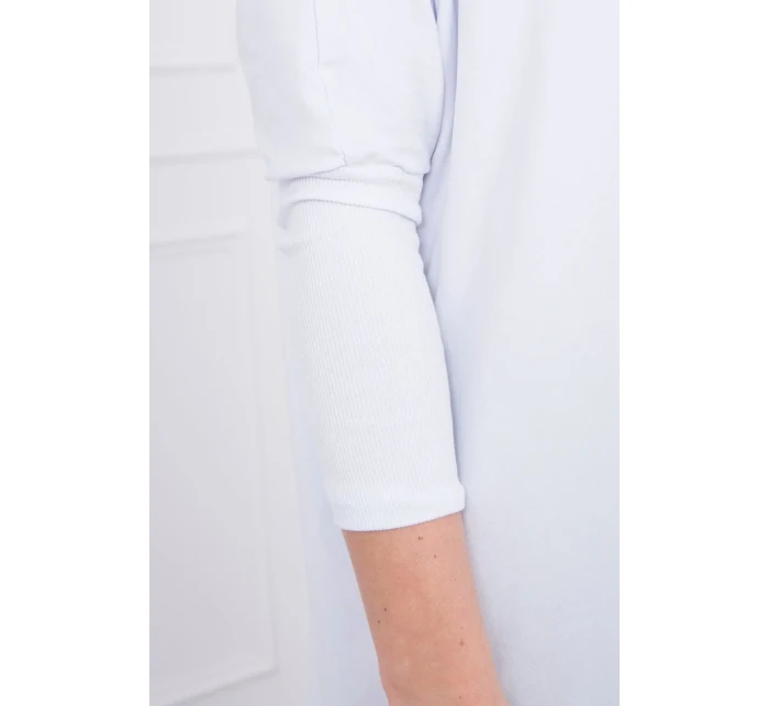 Oversize halenka bílá