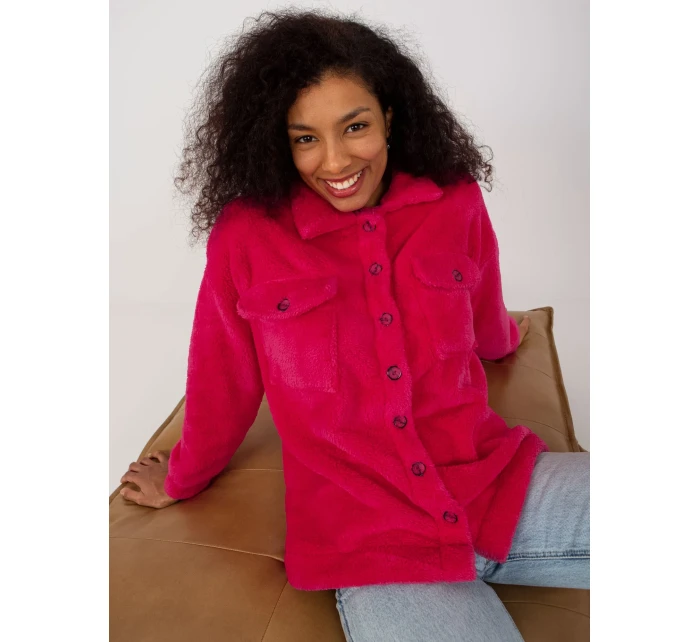 Koszula RV KS model 21127131 fuksjowy - FPrice Koszula RV KS model 21127131 fuksjowy - FPrice