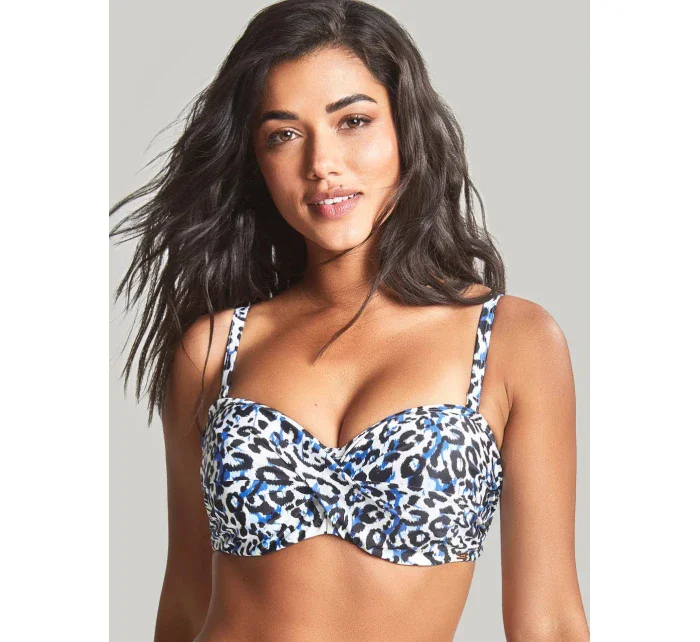 Vrchní díl plavek Serengeti Bandeau blue animal SW1653 - Panache