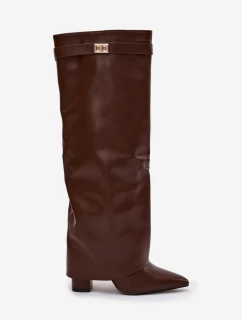 Kozačky na podpatku  model 218481 Step in style