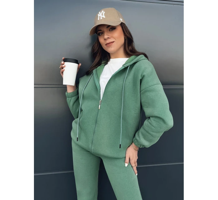 Dámský teplákový komplet AMILIA PREMIUM green FashionStreet AY0777z