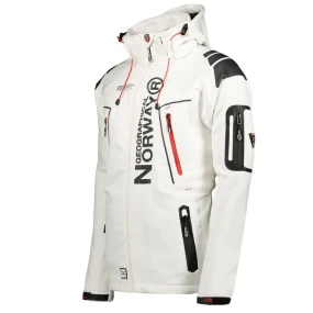 pánská rychleschnoucí sportovní bunda s kapucí MEN 056 white pánské model 21349901 - Geographical Norway