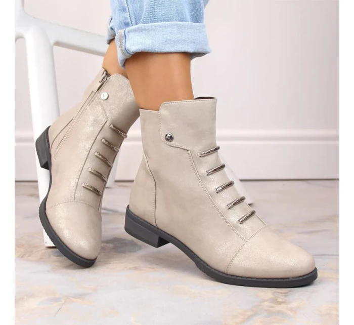 Jezzi W JEZ52K Glitter zateplené boty