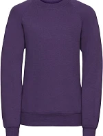 Russell Athletic 762B Dětská raglánová mikina 10.762B purple
