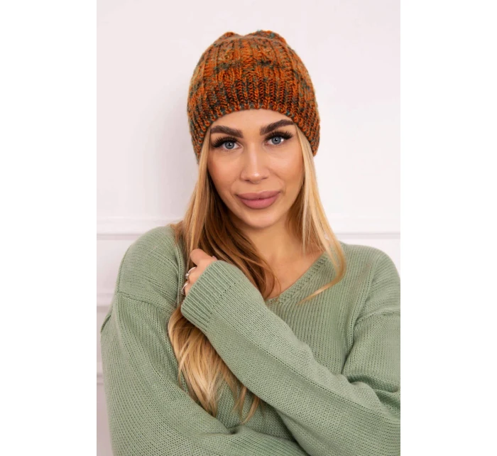 Fleecová čepice Melisa K241 red+olive Fleecová čepice Melisa K241 red+olive