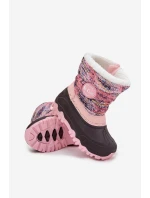 Dětské zimní boty pro dívky na zip model 21728536 růžové - Lee Cooper