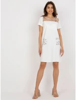 LK SK 506790 šaty.45 ecru