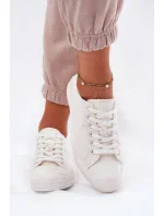 Dámské plátěné tenisky Big Star – bílé